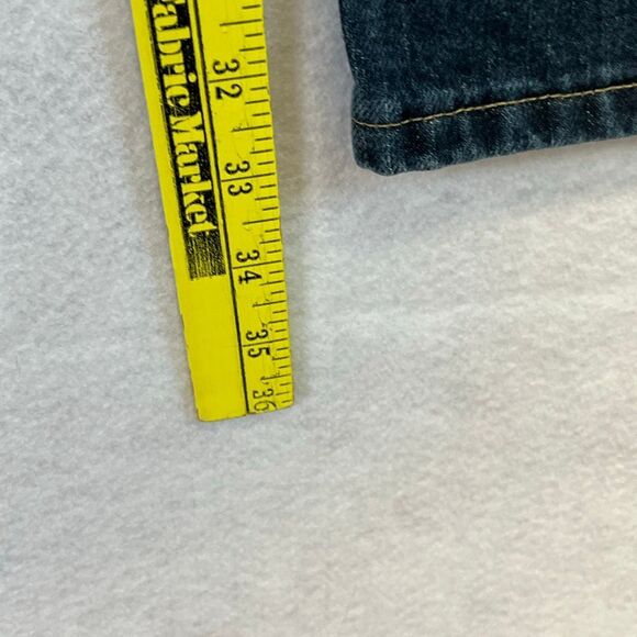 WRANGLER Men’s Jeans 31x34 Blue Classic Fit Straight Leg Denim Western Pants - Picture 10 of 12